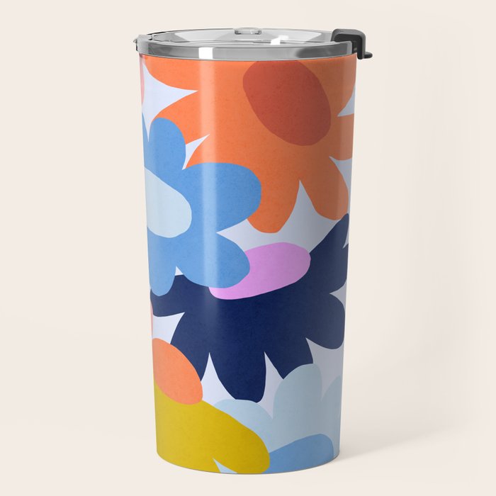 Bold Blooms 2 Travel Mug Gallery Image 2