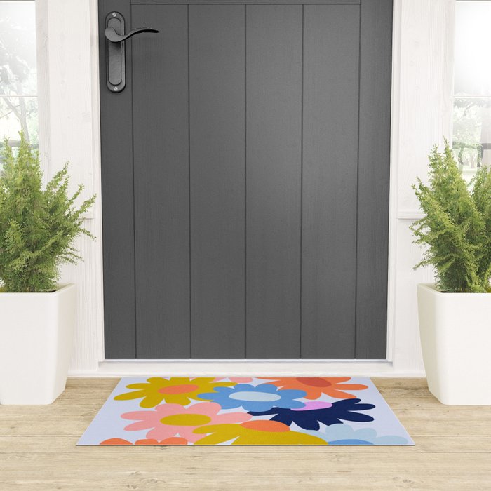 Bold Blooms 2 Welcome Mat Gallery Image 3