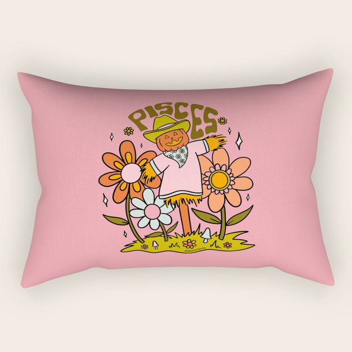 Pisces Scarecrow Rectangular Pillow Gallery Image 1
