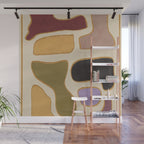 Modern Abstract Minimal Shapes 123 Wall Mural Gallery Image 1
