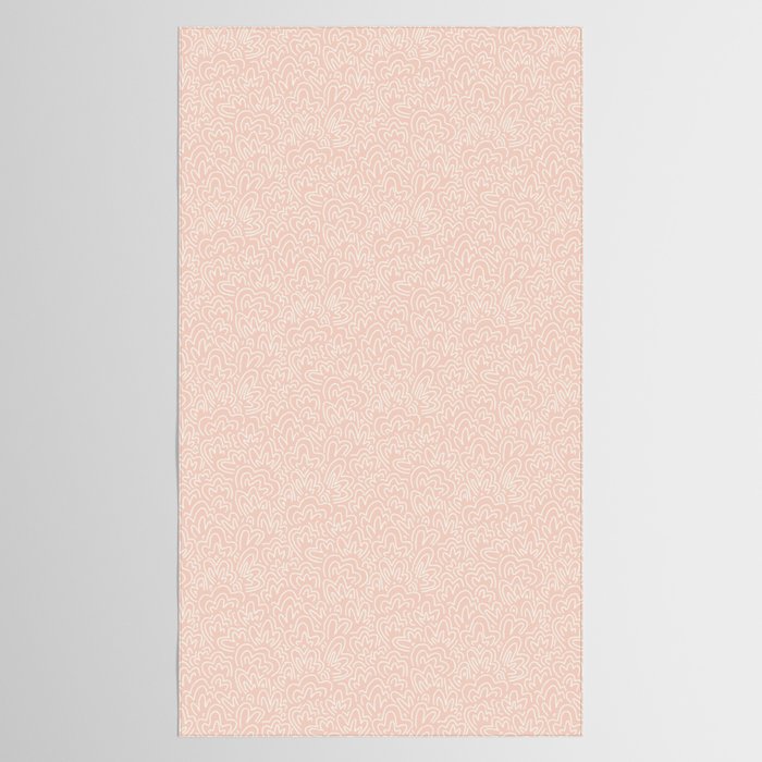 Clam Bed . Peachy Pink Tablecloth Gallery Image 2