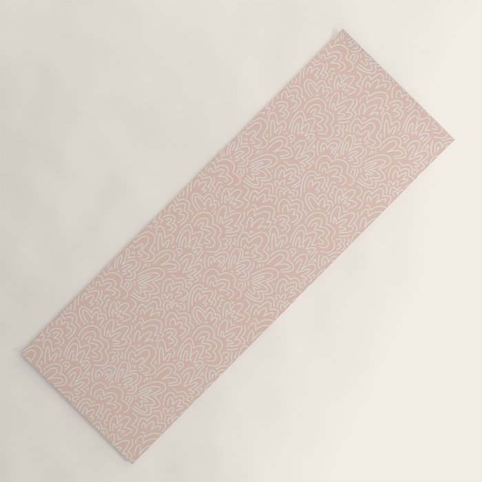 Clam Bed . Peachy Pink Yoga Mat Gallery Image 1