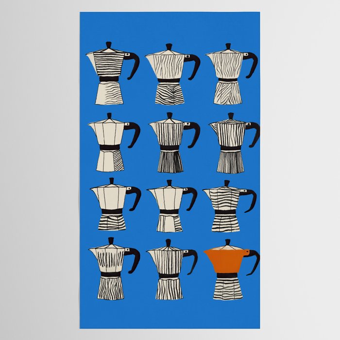 Blue Moka Tablecloth Gallery Image 2