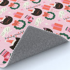 Whimsical Christmas Cats Rug Gallery Image 4