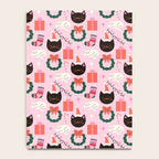 Whimsical Christmas Cats Notebook Gallery Image 4