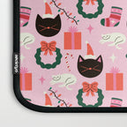 Whimsical Christmas Cats Laptop Sleeve Gallery Image 3