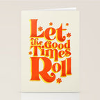 Let the good times roll - retro type Stationery Card Gallery Image 2