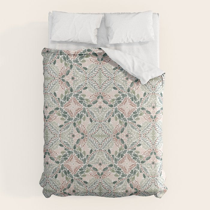 Jungle Charm Artistic Medley Duvet Cover Gallery Image 1