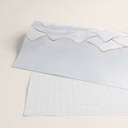 Mountains 2 - Gold Colored Lines Wrapping Paper Gallery Image 2