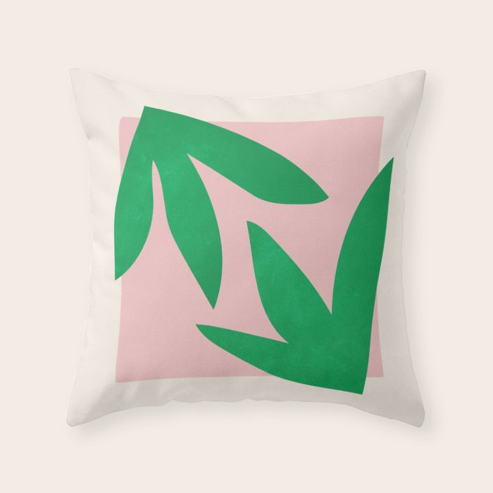 Summer Bloom 2 Throw Pillow Gallery Image 1