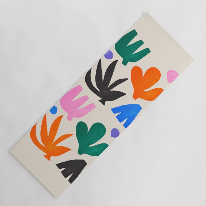 Paper Garden: Matisse Cutouts 01 Yoga Mat Gallery Image 1