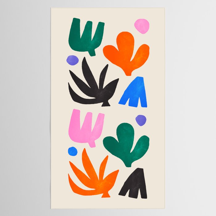 Paper Garden: Matisse Cutouts 01 Tablecloth Gallery Image 2