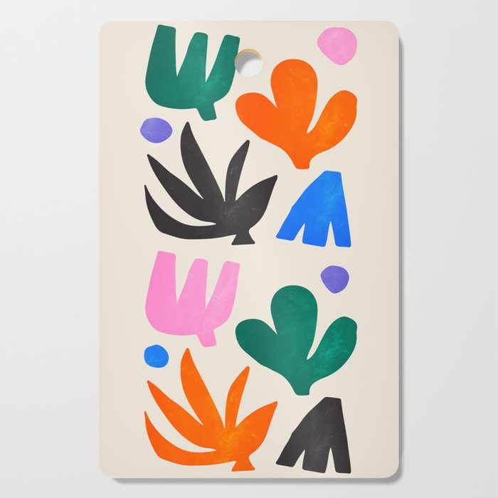 Paper Garden: Matisse Cutouts 01 Cutting Board Gallery Image 1