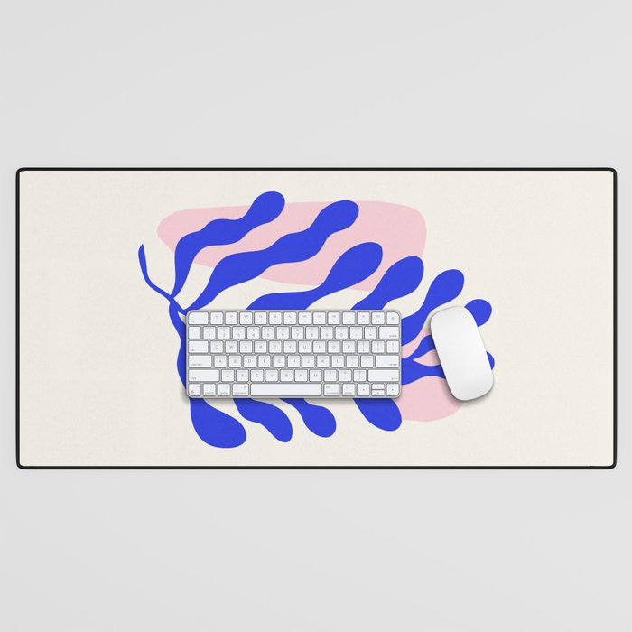 Blue Matisse Ferns Desk Mat Gallery Image 1