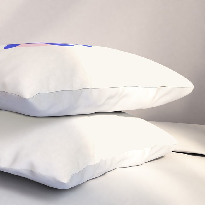 Blue Matisse Ferns Pillow Sham Gallery Image 3
