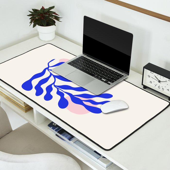 Blue Matisse Ferns Desk Mat Gallery Image 2