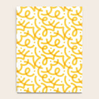 Fun yellow line doodle pattern Notebook Gallery Image 4