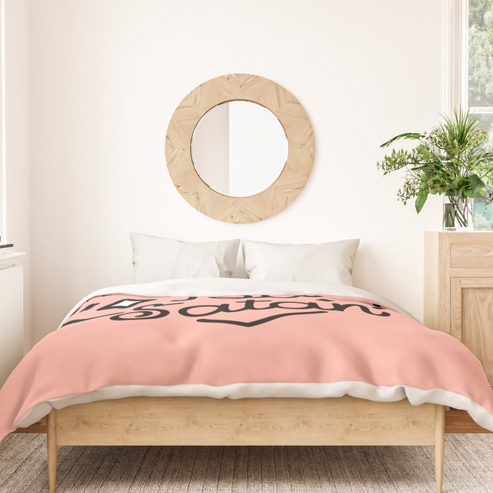 not today satan I Duvet Cover Gallery Image 3