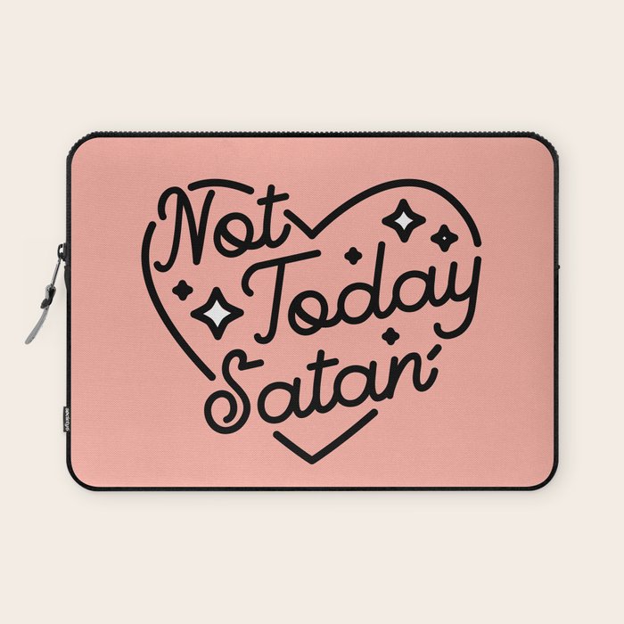 not today satan I Laptop Sleeve Gallery Image 1