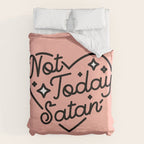 not today satan I Duvet Cover Gallery Image 6