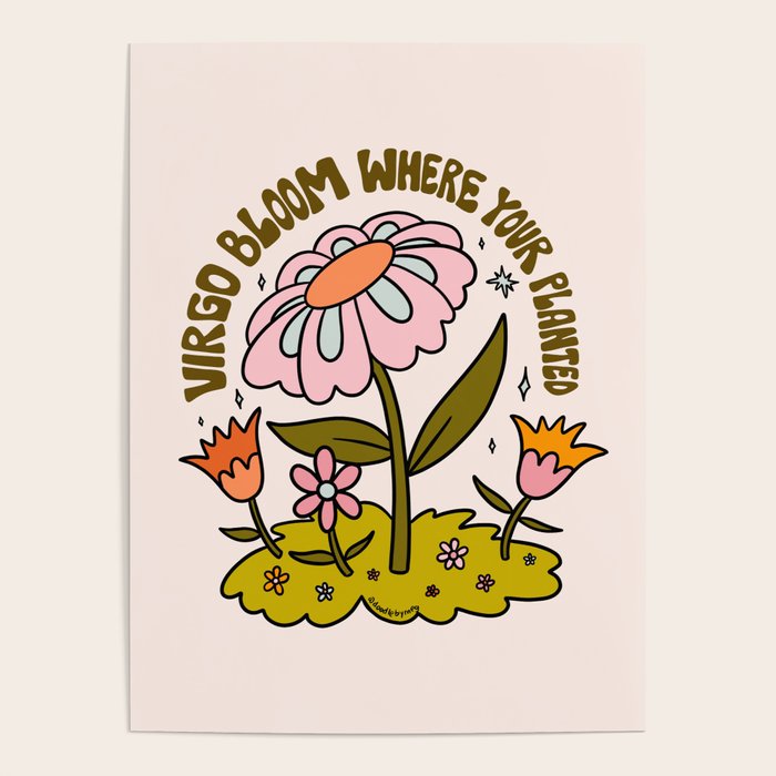 Virgo Flower Poster Gallery Image 4