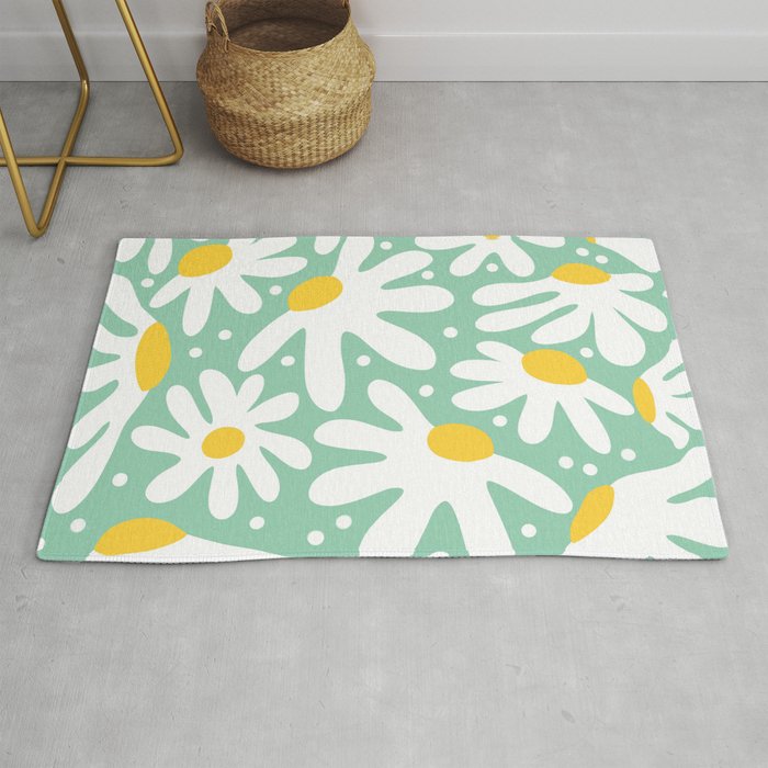 Daisy composition Rug Gallery Image 1