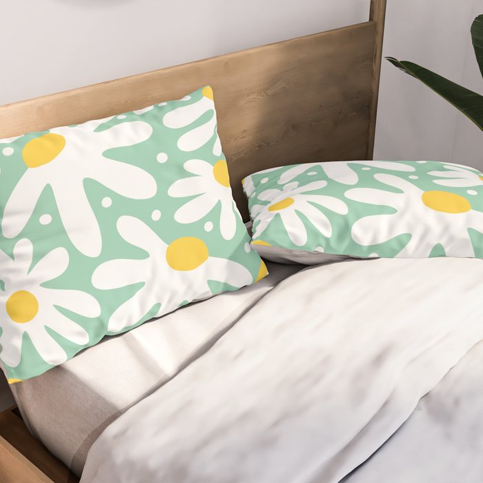 Daisy composition Pillow Sham Gallery Image 2