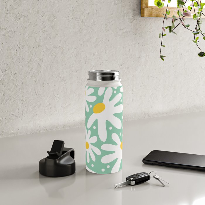 Daisy composition Water Bottle Gallery Image 4