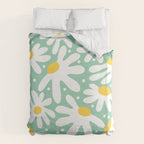 Daisy composition Duvet Cover Gallery Image 6