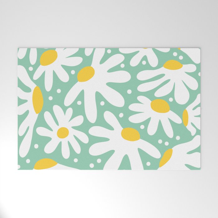 Daisy composition Welcome Mat Gallery Image 1