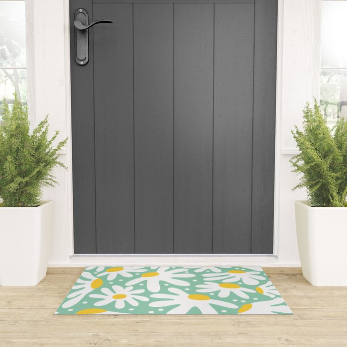 Daisy composition Welcome Mat Gallery Image 3