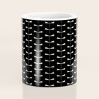 Dragonfly Pattern VII Black Coffee Mug Gallery Image 4