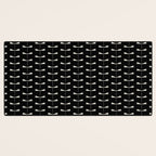 Dragonfly Pattern VII Black Desk Mat Gallery Image 3