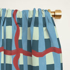 Nautical Rustic Plaid Window Curtain Gallery Image 2