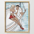 Lovers on a Sailboat Serving Tray Gallery Image 1