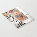 Summer Home, Leopard Tiger Cheetah Indoors Moroccan Rug, Photography Eclectic Wildlife Animals, Home Pets Wild Cats Notebook Gallery Image 2