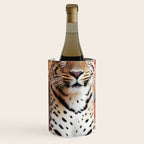 Summer Home, Leopard Tiger Cheetah Indoors Moroccan Rug, Photography Eclectic Wildlife Animals, Home Pets Wild Cats Wine Chiller Gallery Image 1