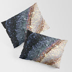FLAWLESS GREY & GOLD Pillow Sham Gallery Image 3