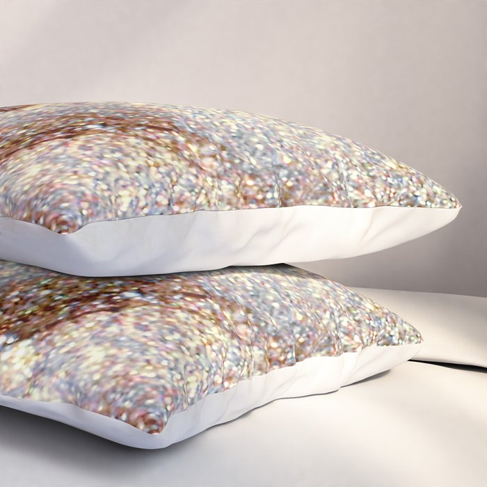 FLAWLESS GREY & GOLD Pillow Sham Gallery Image 3