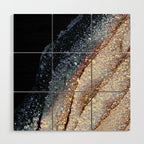 FLAWLESS GREY & GOLD Wood Wall Art Gallery Image 1