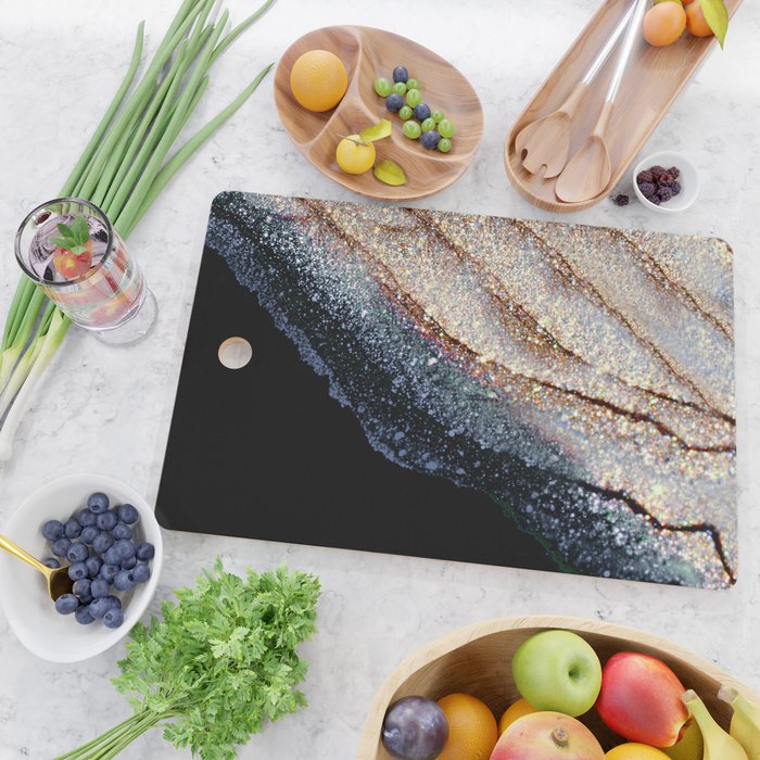 FLAWLESS GREY & GOLD Cutting Board Gallery Image 2