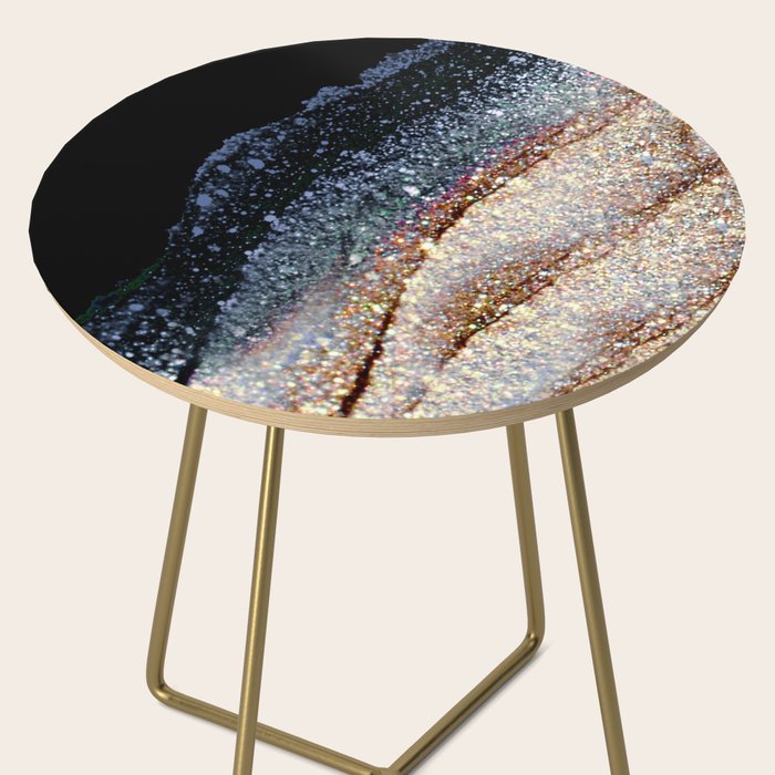 FLAWLESS GREY & GOLD Side Table Gallery Image 2