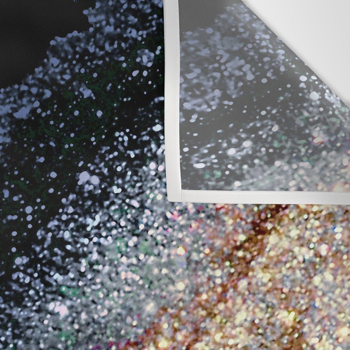 FLAWLESS GREY & GOLD Wall Tapestry Gallery Image 3