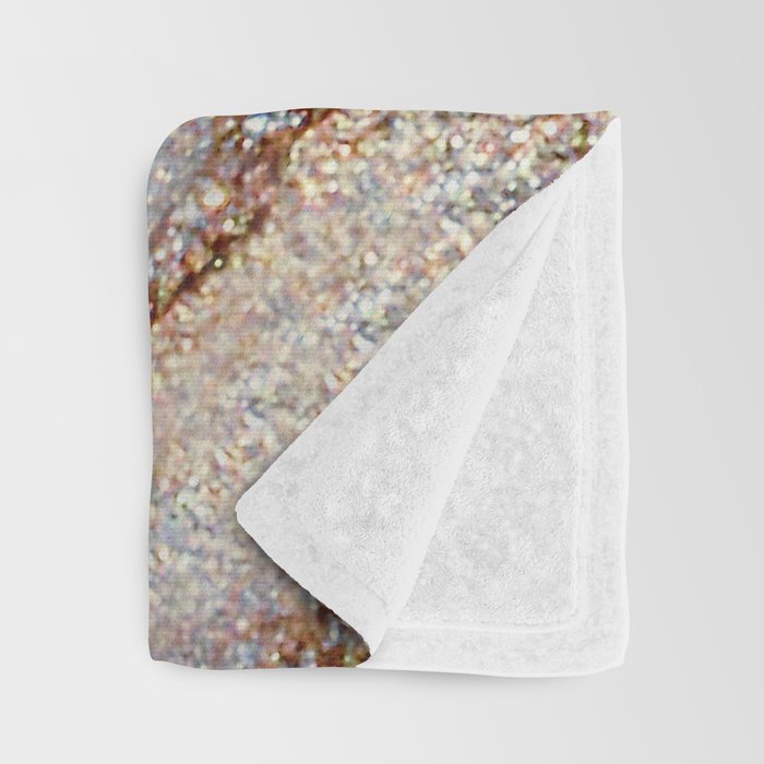 FLAWLESS GREY & GOLD Throw Blanket Gallery Image 3