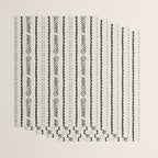 Ivory Mud Cloth Pattern Wrapping Paper Gallery Image 3