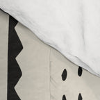 Ivory Mud Cloth Pattern Comforter Gallery Image 4