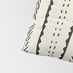 Ivory Mud Cloth Pattern Pillow Sham Gallery Image 4