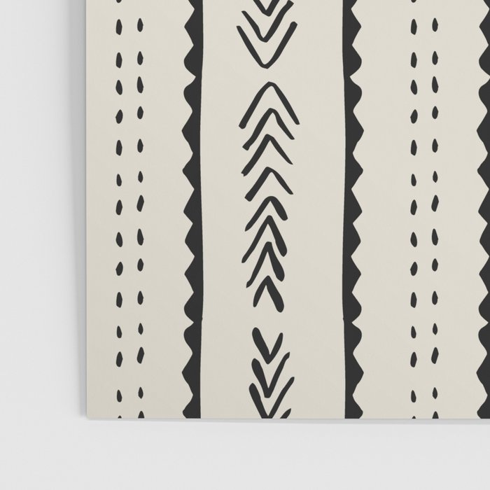 Ivory Mud Cloth Pattern Poster Gallery Image 3
