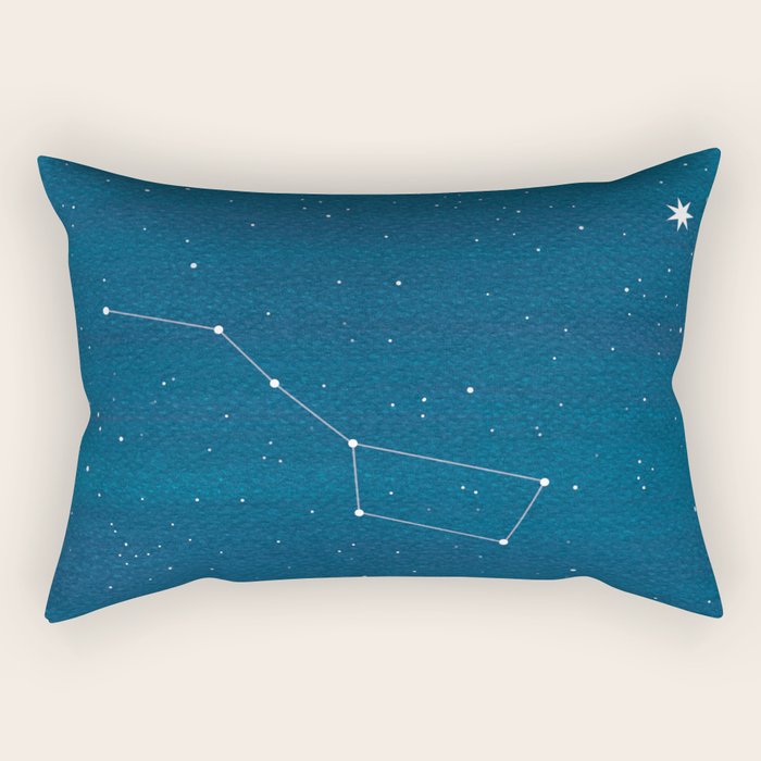 Big Dipper constellation Rectangular Pillow Gallery Image 2