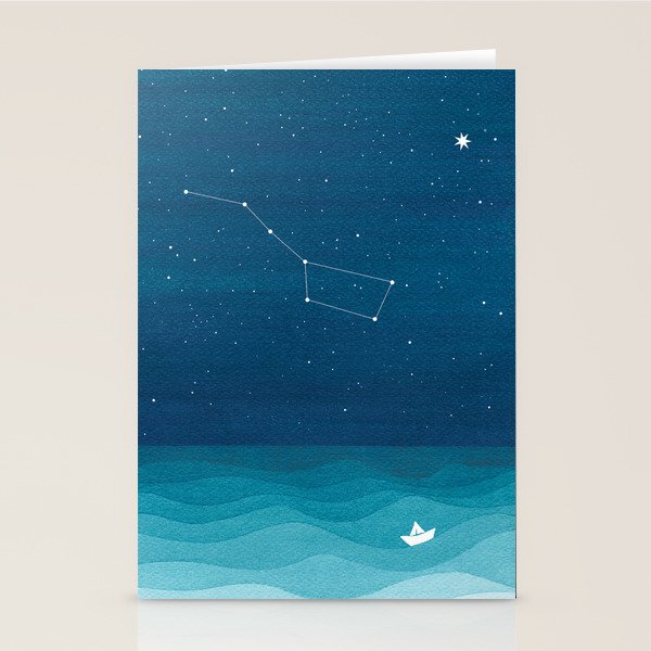 Big Dipper constellation Stationery Card Gallery Image 2